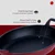 Oval oven dish, cast iron, 23 x 17 cm, red - LAVA
