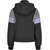 Womens AOP Mixed Pull Over Jacket Black/Zebra