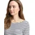 TOM TAILOR Majica mornarska/off-bela