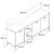 Hanah Home Komoda Aurora 180x80x45cm Hrast-Bela