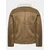 Lindbergh Jakna iz umetnega usnja 30-30053A Rjava Slim Fit