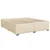 Vidaxl Box spring postelja z vzmetnico krem 180x200 cm blago
