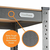 VonHaus 1.8m 5 polični regal HAMMERITE
