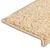Prostirke za stepenice 10 kom 65x21x4 cm krem pravokutni rub