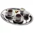 APS Servirni pladenj / 46x34cm / srebrn / party