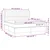 Vidaxl Box spring postelja z vzmetnico temno zelena 160x200 cm žamet