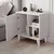 Hanah Home noćni ormarić Rose, 55,5 cm, beli