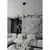 Luster na sajli ROSSI 8xE14/10W/230V crna/siva