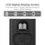 K&F NP-FZ100 Digital Camera Dual LED Display Screen;Supports Micro USB and Type-C charging