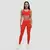 GymBeam Ženske tajice Simple Rouge Red M