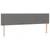 Box spring postelja z vzmetnico temno siva 180x200 cm blago