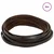 Vidaxl Usnjeni trak Temno rjava 500 x 0,8 cm Usnje