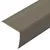 Vidaxl Robniki za stopnice 10 pcs Šampanjec 67 cm Aluminij