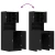 Ormar za perilicu rublja 2 pcs Crni hrast