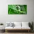 tulup.si Steklena slika Rastlin leaf water drops 120x60 cm 2 obešalnika