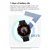 Smart Watch DT5, Crni (crna silikonska i braon kožna narukvica)