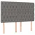 Vidaxl Box spring postelja z vzmetnico temno siva 140x200 cm blago