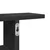 Zidne police 2 kom crne 38x12x38 cm od konstruiranog drva