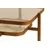 Hanah Home klub sto Olimpus 90, 90 cm, orah / beli mermer