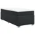 vidaXL Box spring postelja z vzmetnico črn 100x200 cm umetno usnje