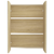 Kupaonski ormarić s ogledalom 60x15x75 cm MDF bijeli i hrast