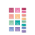 CONNETIX Magnetni konstruktor Pastel Sqare pack, 40 delova