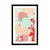 Plakat s paspartujem pisano listje - 30x45 white