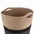 Set saksija za biljke 2 pcs Prirodna i crna O 28 x 28 cm
