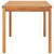 Vrtni blagovaonski stol 160 x 80 x 77 cm od masivne tikovine