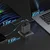 Stenski polnilnik USB-C USB-A GaN 65W - siv