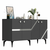HANAH HOME Komoda Iris Anthracite Silver