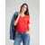 Calvin Klein Jeans Majica  rdeča / črna / bela