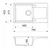 Reginox Mini Amsterdam 760.0 Caffe silvery