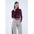Trend Alacati Stili Ženska bluza Alc-X15155, Bordo