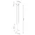 Sollux SL.1487 - Luster na sajli LAGOS 3xGU10/10W/230V zelena