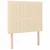 Vidaxl Box spring postelja z vzmetnico krem 80x200 cm blago