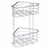 WENKO 25569100-Ugaona polica TRESTINA 25x35 cm nerđajući čelik/srebrna