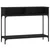 Konzolni stol crni 100 x 30,5 x 75 cm od konstruiranog drva