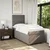 Vidaxl Box spring postelja z vzmetnico taupe 90x190 cm blago