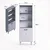 Hanah Home polica za knjige Vesta, 69,9 cm, hrast Sapphire / bela