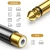 Ugreen av169 6.35mm džek na rca Ženski audio adapter pozlaćeni ( 80731 )