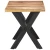 vidaXL Jedilna miza 140x70x75 cm trden les s finišem iz palisandra