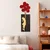 Wallity Zidna dekoracija Banksy - 17-1, 34x99 cm, Crvena