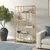 Hanah Home Polica za knjige By-30, 90x172x30 cm, Zlatne boje
