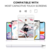 Olovka za touch screen 708 2u1 univerzalna roze zlatna