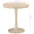 Vidaxl Stranska mizica O 50x55 cm trden mangov les