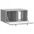 TV ormar za zid 59,5 x 41 x 30 cm Siva Sonoma Konstruirano drvo