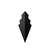 Opviq Zidna lampa Arrow-15172, 17x40x15cm, IP20, Crna
