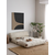 Atelier del Sofa Dvosed na razvlačenje Fold Teddy 2 120x24x75cm Krem
