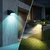 LED RGB Solarna lampa 2u1 LED/3,7V 1200 mAh IP54 crna